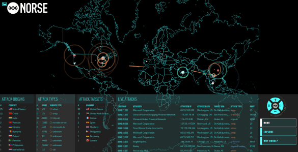 cyber attack map